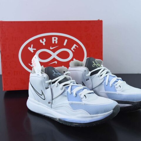 Kyrie Infinity 8 EP"White/Ice Blue"欧文无限8代室内休闲运动中帮篮球鞋“白冰蓝”DC9134-102