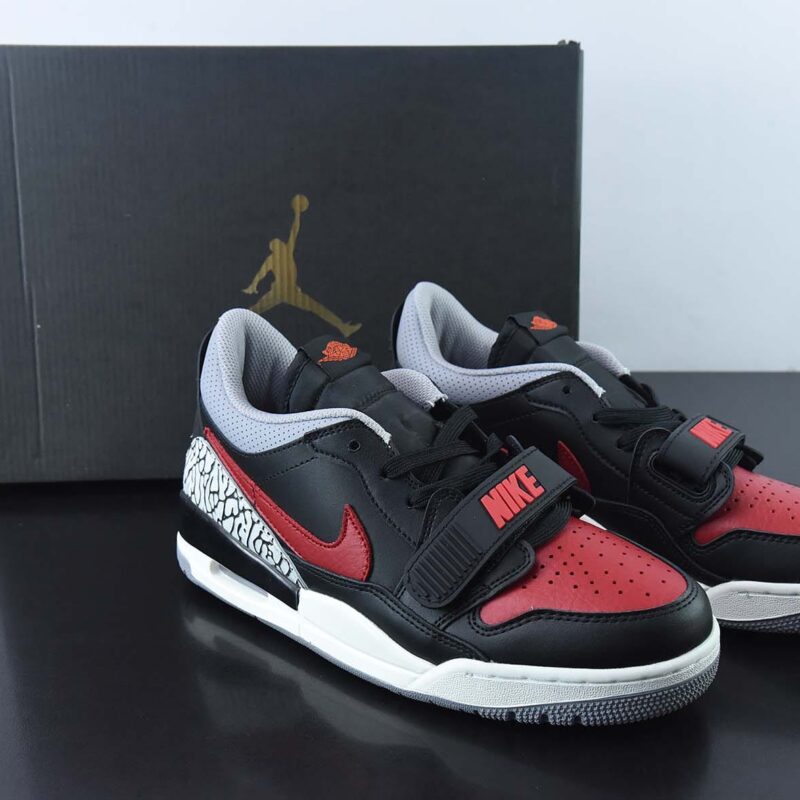 Air Jordan Legacy AJ312 Low 头层魔术贴三合一板鞋 货号：CD7069-006