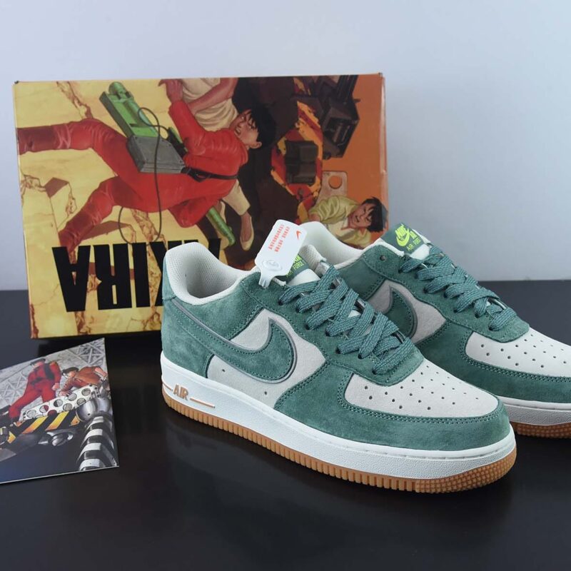 AKIRA×Nike Air Force 1 Low ’07 高志 麂皮 满天星配色 空军一号低帮休闲板鞋 货号：CV0820-405