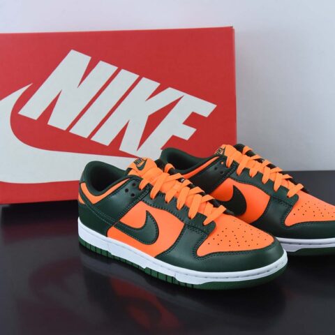 Nike SB Dunk Low"Miami Hurricanes"扣篮系列低帮休闲运动滑板板鞋货号：DD1391-300