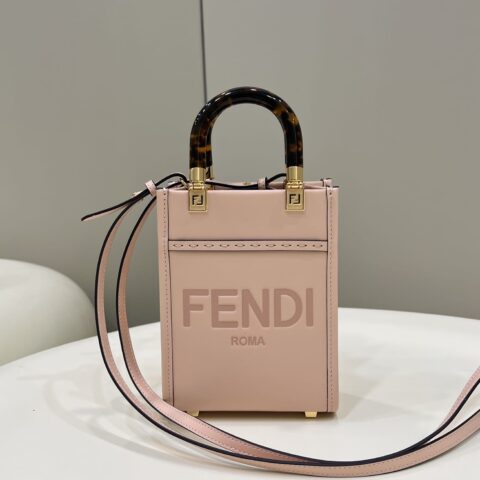 FENDI芬迪阳光MINI TOTE 全牛皮手袋8376A