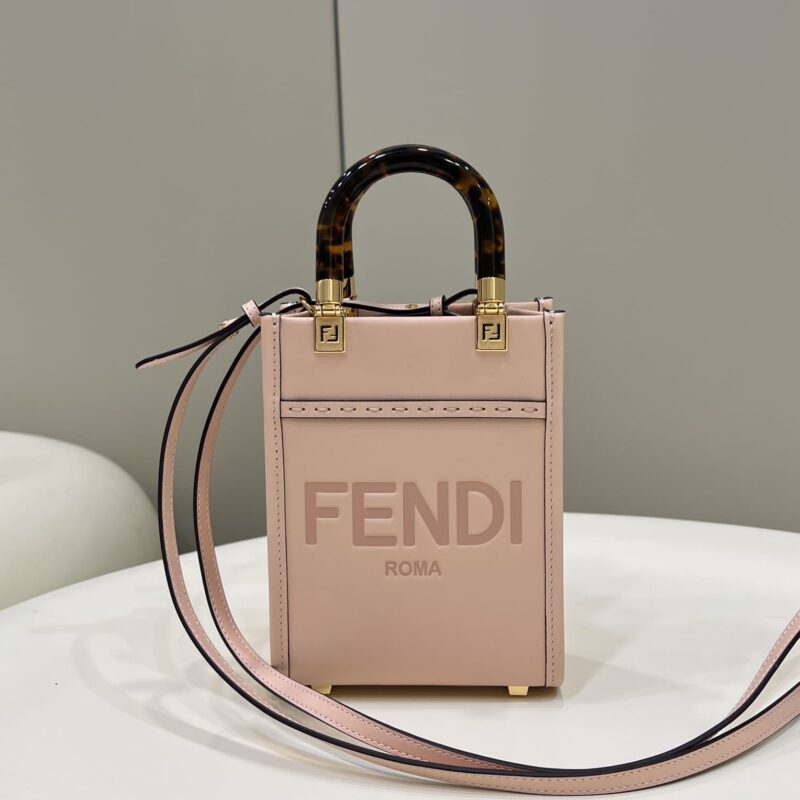 FENDI芬迪阳光MINI TOTE 全牛皮手袋8376A