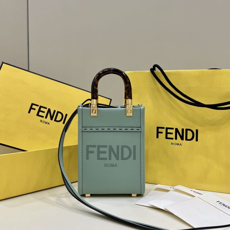 FENDI芬迪阳光MINI TOTE 全牛皮手袋8376A