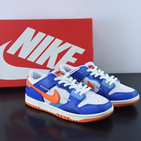 Nike SB Dunk Scrap Low"Knicks"扣篮系列低帮经典百搭休闲运动板鞋“拼接蓝橙白”DM0128-100