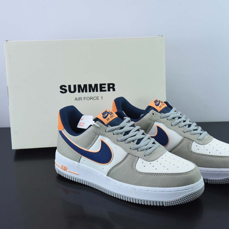 NIke Air Force 1 '07  双勾 布面空军一号低帮休闲板鞋货号：DG2296-021