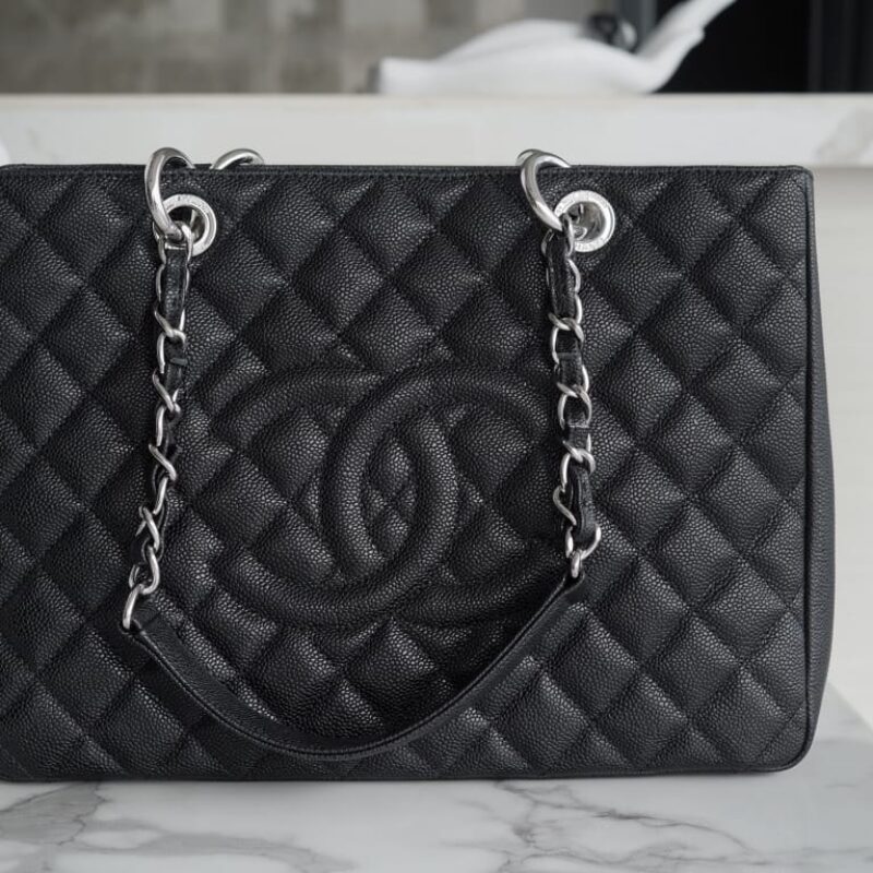 CHANEL Grand Shopping Tote GTS 托特包 A50995黑色金扣