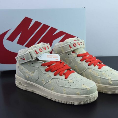 Air Force 1 '07 MID Levi's 李维斯联名 空军一号中帮 货号：651122K