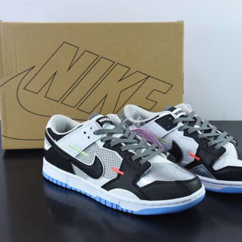 Nike SB Dunk Scrap Low"Mismatch"拼接缝合 扣篮系列低帮经典 货号：DN5381-001