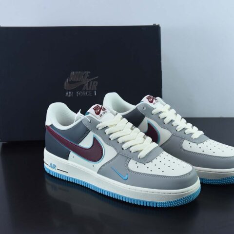 Nike Air Force 1'07 Low “Rouge” “灰胭脂”空军一号低帮运动休闲板鞋 货号：LJ8822-666