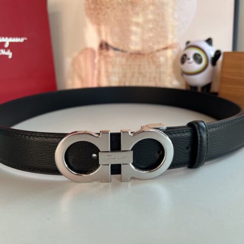 Ferragamo菲拉格慕   牛皮经手工男士3.5cm腰带