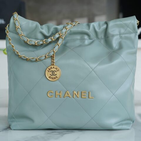 CHANEL 22 小号手袋 AS3260雾霾蓝