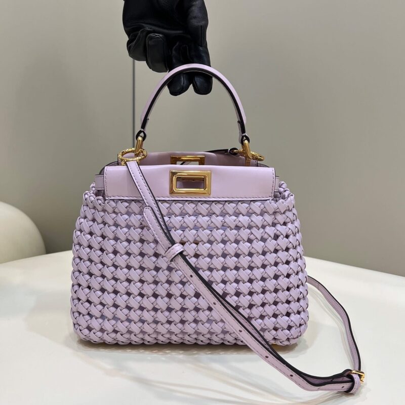 FENDI芬迪编织羊皮PEEKABOO手袋8269S