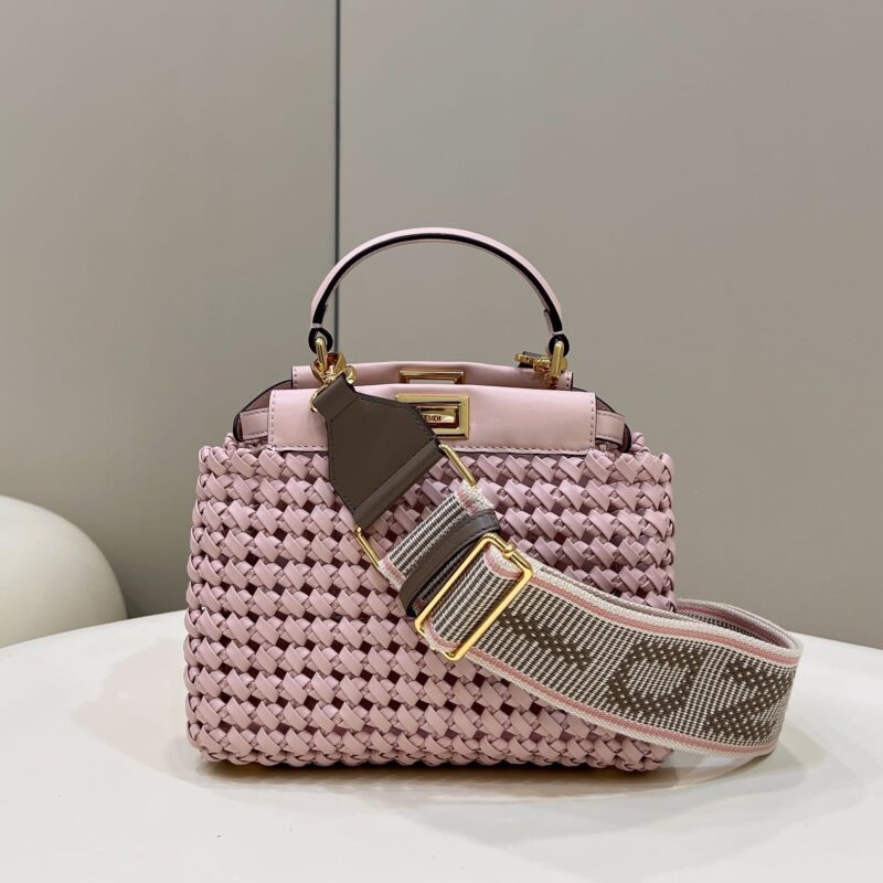 FENDI芬迪编织羊皮PEEKABOO手袋8269S