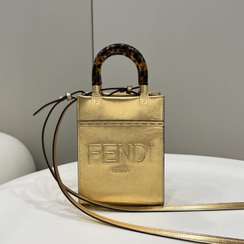 FENDI芬迪阳光MINI TOTE 全牛皮手袋8555s