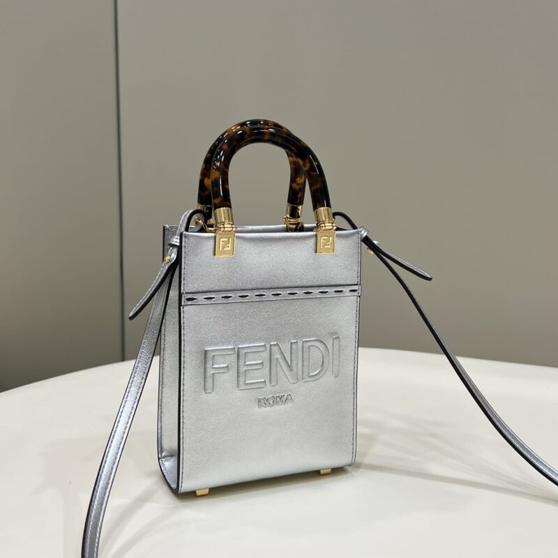 FENDI芬迪阳光MINI TOTE 全牛皮手袋8555s