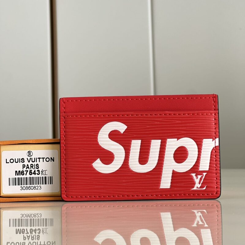 LV M67543 supreme系列 皮革卡片夹