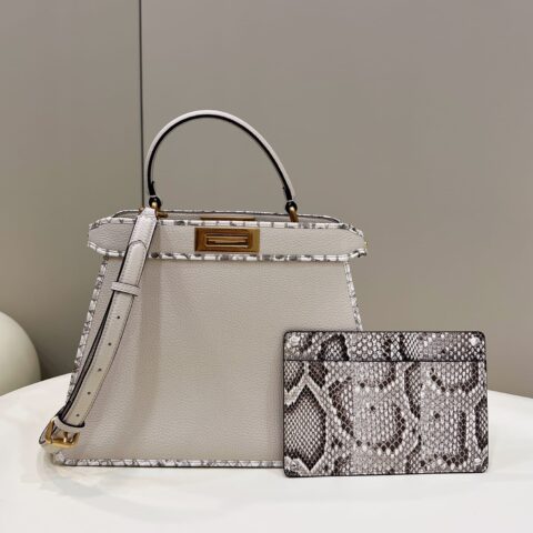 FENDI芬迪小牛皮PEEEKABOO中号手袋80019L
