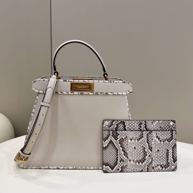 FENDI芬迪小牛皮PEEEKABOO中号手袋80019L