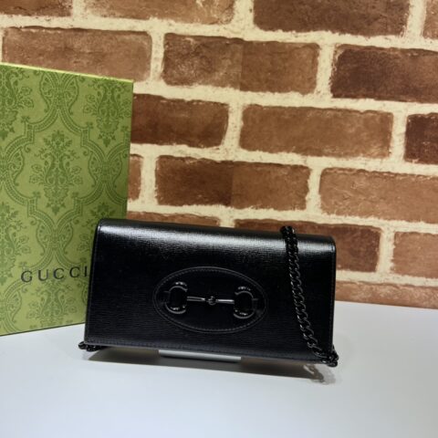 GUCCI古驰Horsebit 1955系列链条钱包621892