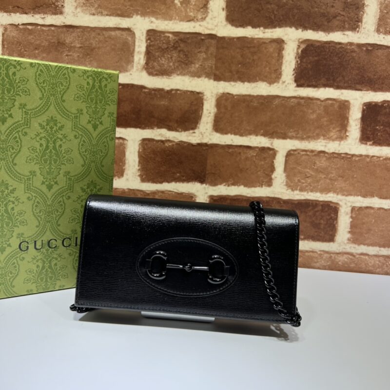 GUCCI古驰Horsebit 1955系列链条钱包621892
