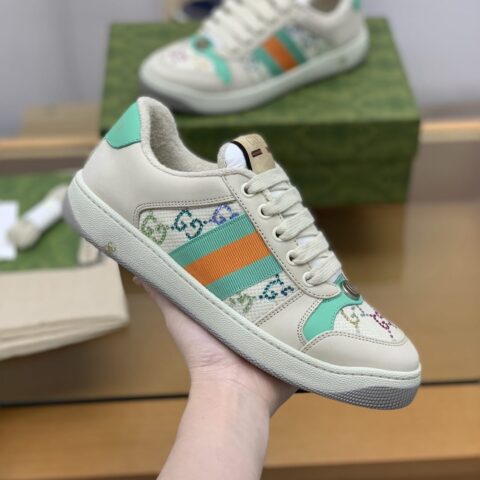 Gucci古驰    复古Gucci标识G家男款小脏鞋