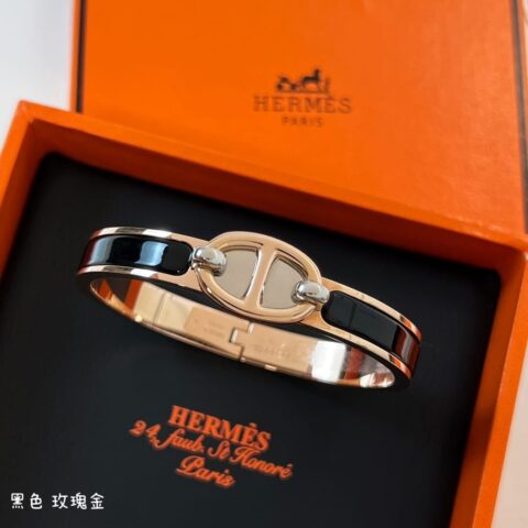 HERMES 爱马仕MINI CLIC CHAINE D'ANCRE BRACELET猪鼻手镯手环