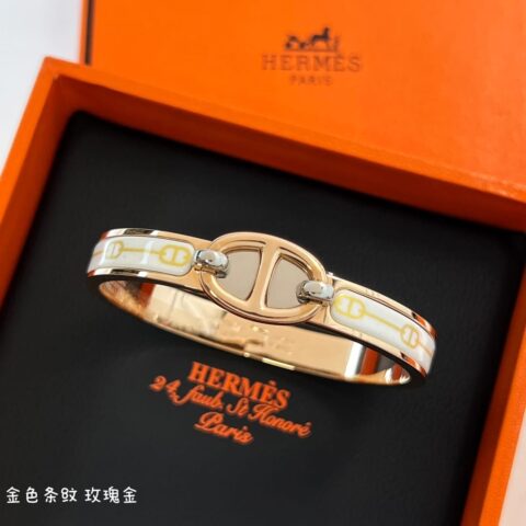 HERMES 爱马仕MINI CLIC CHAINE D'ANCRE BRACELET猪鼻手镯手环