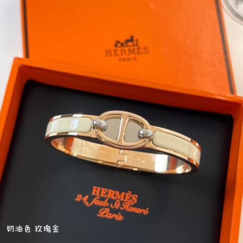 HERMES 爱马仕MINI CLIC CHAINE D'ANCRE BRACELET猪鼻手镯手环