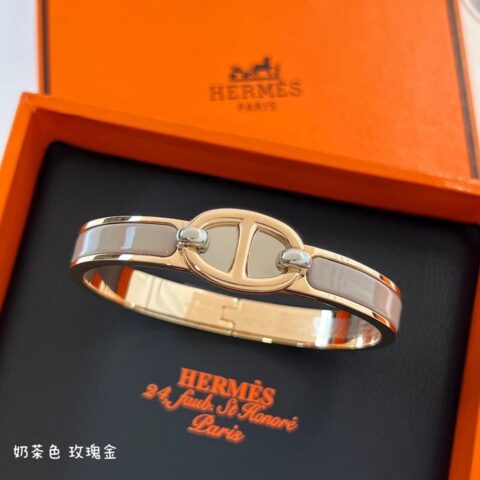 HERMES 爱马仕MINI CLIC CHAINE D'ANCRE BRACELET猪鼻手镯手环