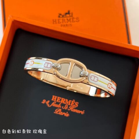 HERMES 爱马仕MINI CLIC CHAINE D'ANCRE BRACELET猪鼻手镯手环