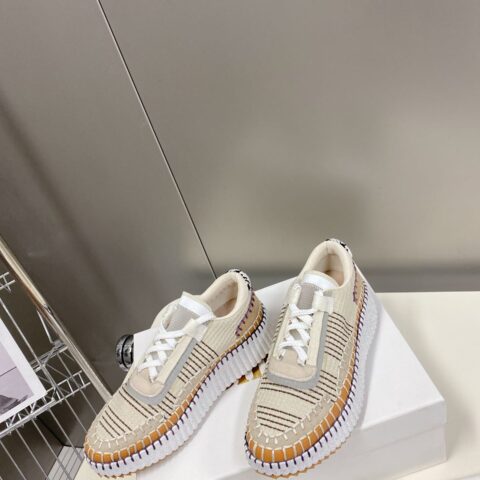 春夏chloe 克洛伊Nama sneaker彩虹系列运动鞋