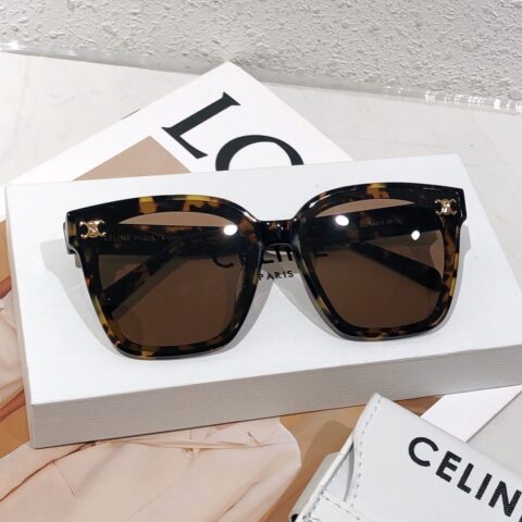 CELINE赛琳凯旋门镜腿字母logo女士太阳眼镜