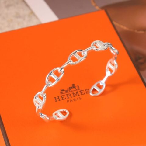 ❤️新款☑️ 爱马仕HERMES猪鼻子开口手镯