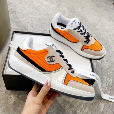Chanel香奈儿   2023原版定制大象纹小牛皮运动鞋