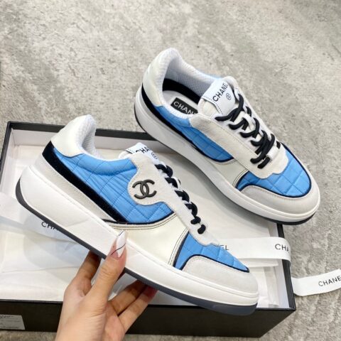 Chanel香奈儿   2023原版定制大象纹小牛皮运动鞋