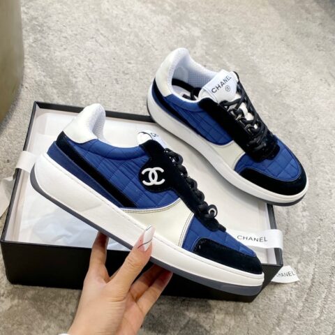 Chanel香奈儿   2023原版定制大象纹小牛皮运动鞋