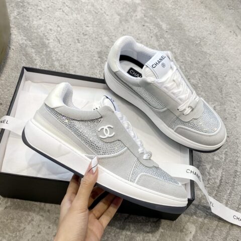 Chanel香奈儿   2023原版定制大象纹小牛皮运动鞋