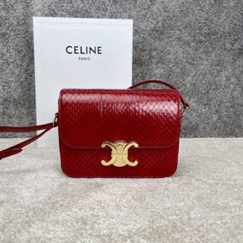 CELINE赛琳TEEN TRIOMPHE 水蛇皮手袋188424