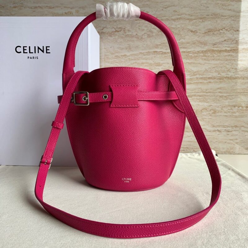 CELINE赛琳BIG BAG BUCKET NANO柔软粒面小牛皮水桶包187243
