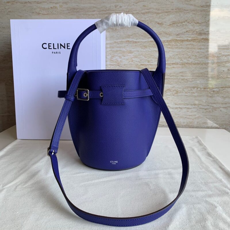CELINE赛琳BIG BAG BUCKET NANO柔软粒面小牛皮水桶包187243