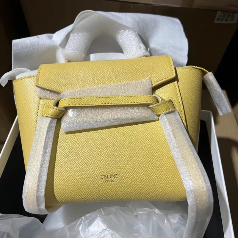 CELINE赛琳Belf PICO迷你粒面小牛皮手袋194263