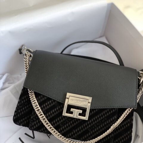 Givenchy纪梵希镭射丝绒手拎斜挎包1117