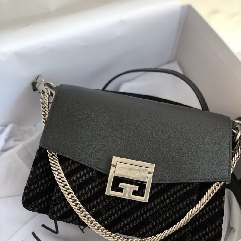 Givenchy纪梵希镭射丝绒手拎斜挎包1117