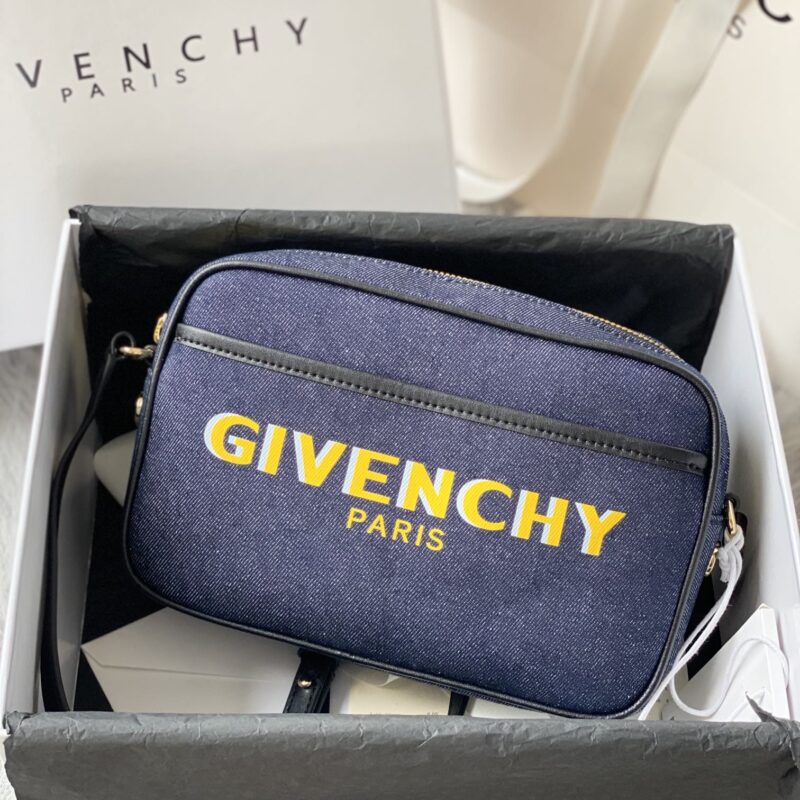 GIVENCHY纪梵希提花编织BONDD相机包1990