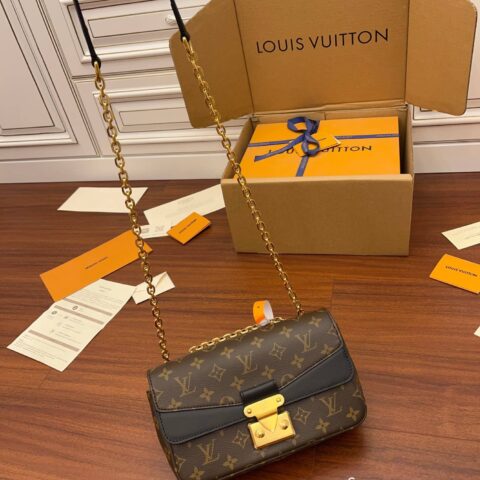 M46199 Louis Vuitton Monogram Marceau Chain Handbag