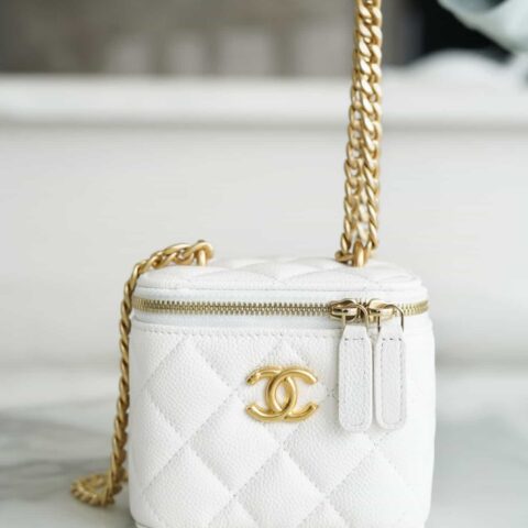 CHANEL 23P爱心调节扣小盒子 AP3203白色