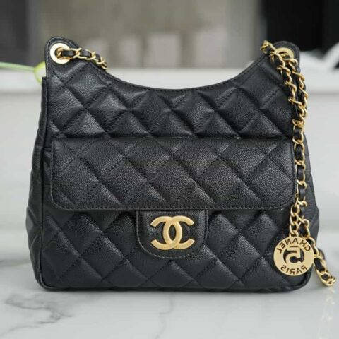 CHANEL 23C早春度假系列  天猫精灵球纹中号流浪包 AS3690