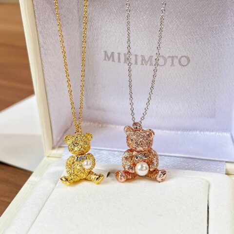 新款 御木本Mikimoto 小熊🐻项链