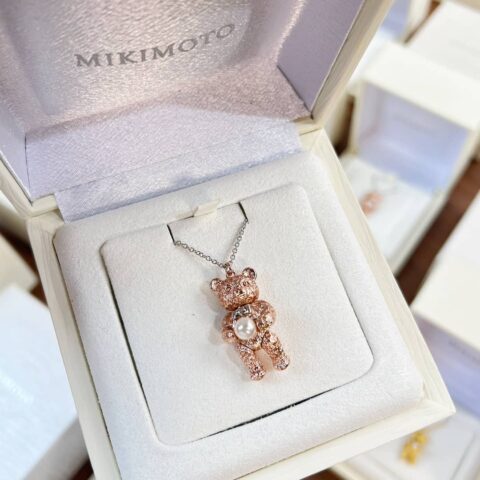 新款 御木本Mikimoto 小熊🐻项链