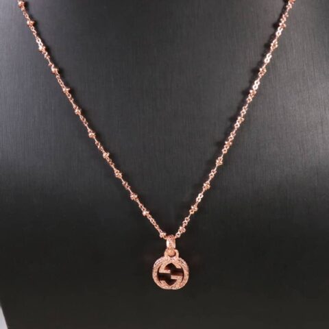 新款古驰gucci双G项链